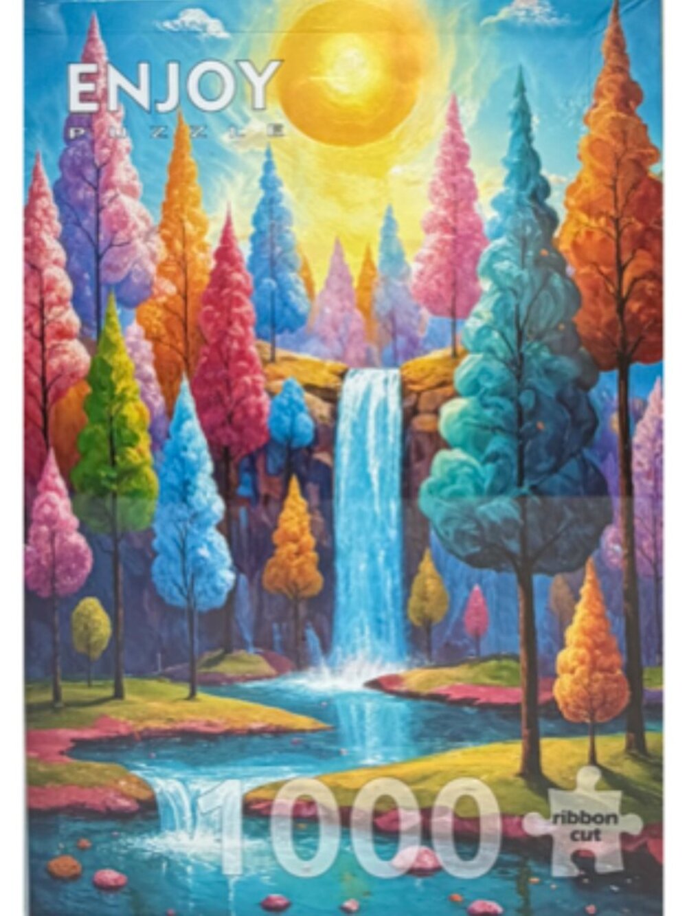 NEW Enjoy Forest Cascade 1000pc PERFECTLY IMPERFECT